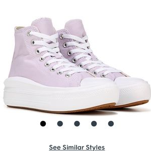Converse - high top platform lilac